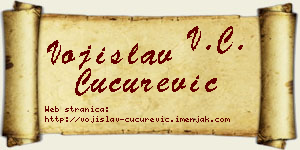 Vojislav Cucurević vizit kartica